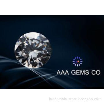 Classics Round Shape Loose Moissanite Stones In White Size